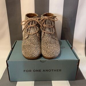 Toms Leopard Print Ankle Boots